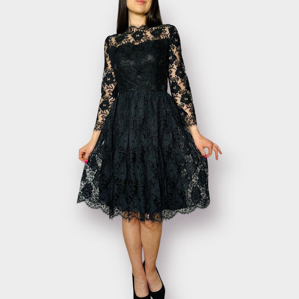 1950s‎ Style Black Lace Dress